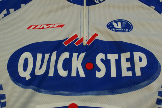 Maillot cyclisme vintage Quick Step Vermarc Time Latexco