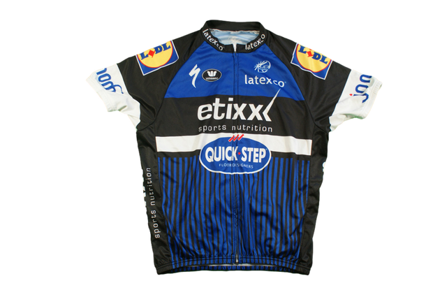 Maillot vélo rétro Quick Step Vermarc Latexco  UCI