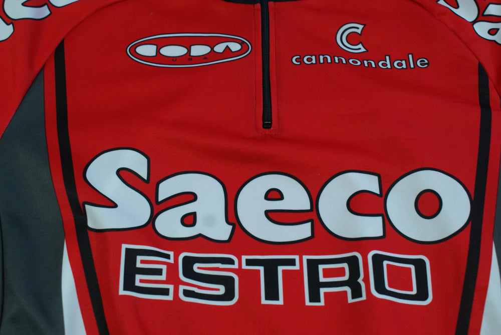 Maillot vélo rétro Cannondale Saeco Maillot vélo rétro Cannondale Saeco