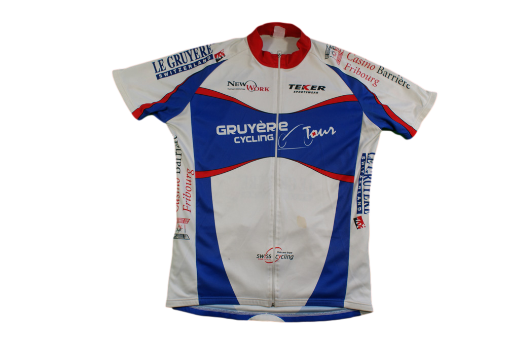 Maillot cyclisme rétro Teker Gruyère cycling