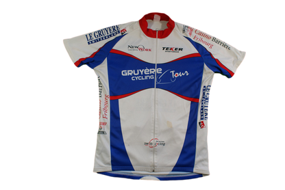 Maillot cyclisme rétro Teker Gruyère cycling