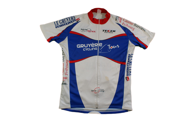 Maillot cyclisme rétro Teker Gruyère cycling