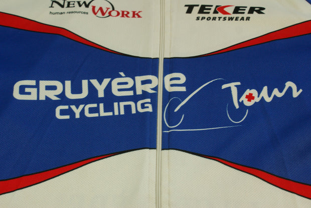 Maillot cyclisme rétro Teker Gruyère cycling