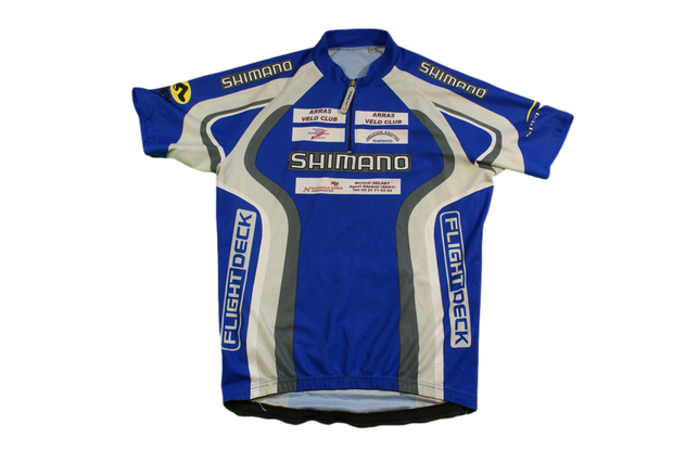 Maillot cyclisme vintage Shimano manches courtes