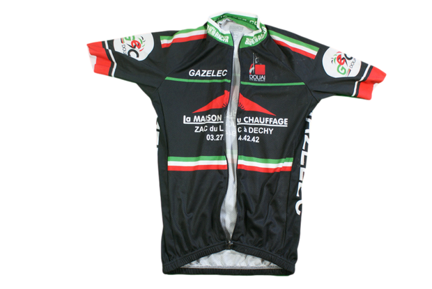 Maillot vélo rétro Bio Racer Gazelec Douai