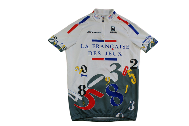 Maillot cyclisme vintage Sibille Française des jeux Gitane