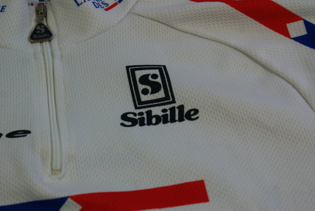 Maillot cyclisme vintage Sibille Française des jeux Gitane