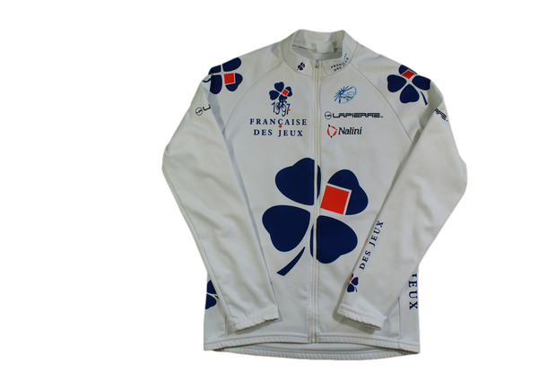 Veste vélo vintage Nalini Française des jeux Lapierre UCI 1997