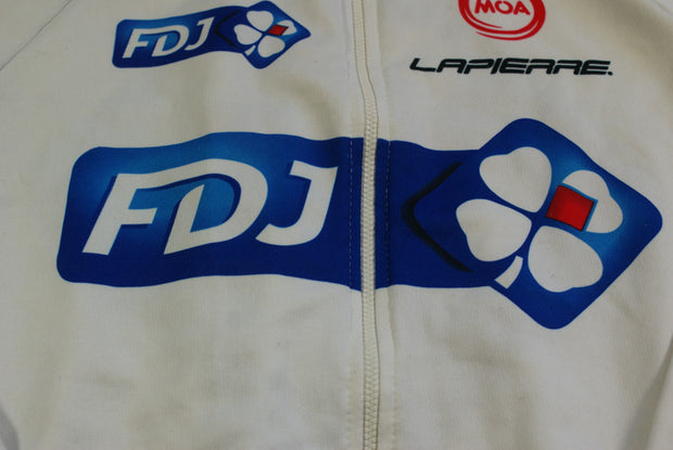 Maillot vélo rétro Moa Française des jeux Lapierre