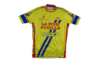 Maillot vélo rétro La Poste La foir'fouille Mulhouse