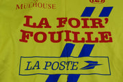 Maillot vélo rétro La Poste La foir'fouille Mulhouse