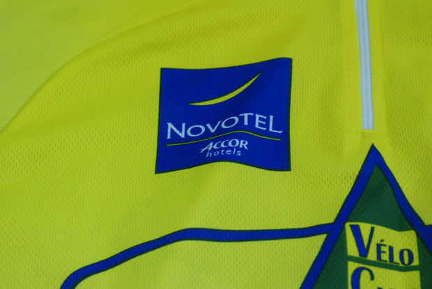 Maillot cyclisme vintage Poli Novotel Vélo Club M3