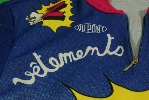 Maillot cyclisme vintage Team Z Dupont