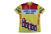 Maillot cyclisme vintage Decca Gare du Nord Denain