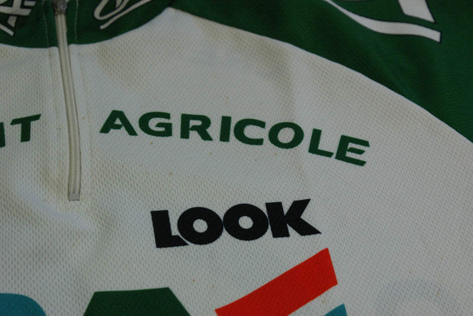 Maillot cycliste Nalini vintage : Crédit Agricole LOOK UCI