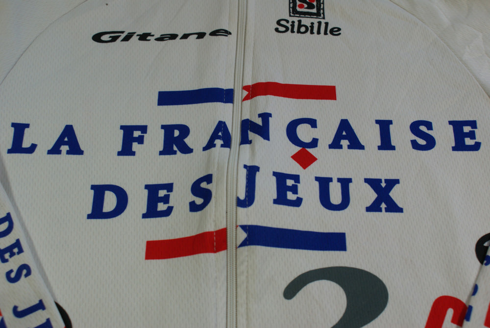 Maillot vélo vintage Sibille Française des jeux Gitane