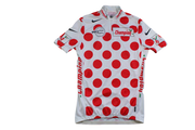 Maillot vélo rétro à pois Nike Champion Tour de France 1999