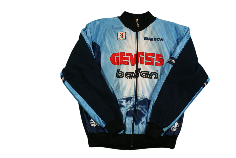 Veste vélo rétro Biemme Gewiss Bianchi