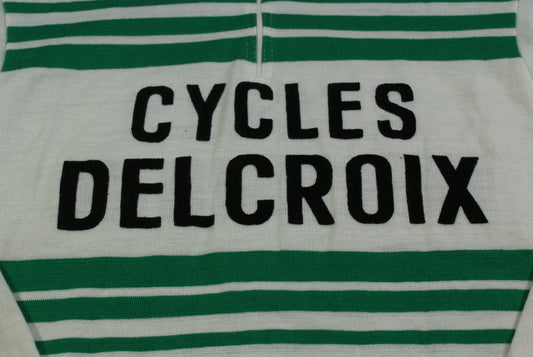 Maillot vélo vintage Cycles Delcroix