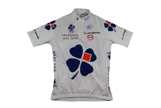 Maillot vélo rétro Française des jeux UCI Moa