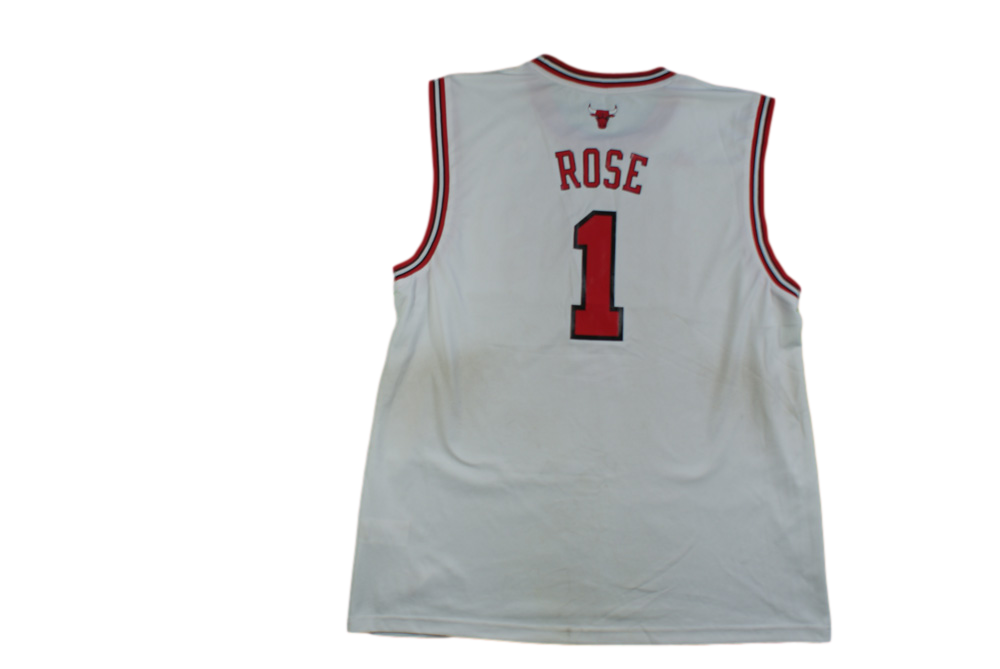 Maillot basket rétro Bulls Chicago N°1 Rose NBA