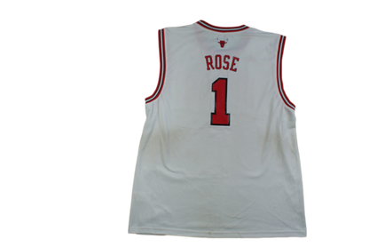 Maillot basket rétro Bulls Chicago N°1 Rose NBA