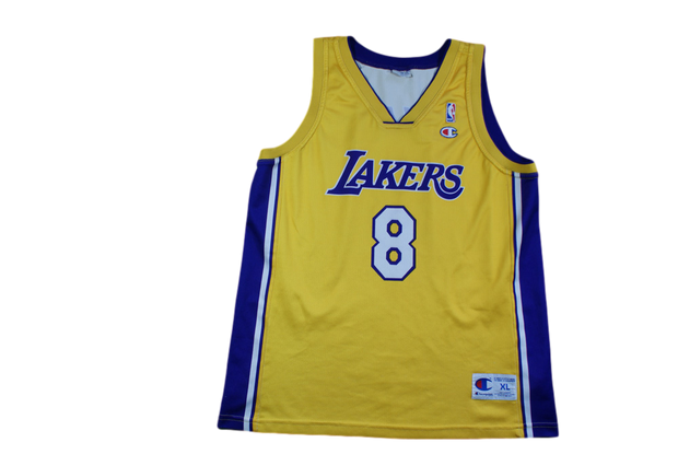 Maillot basket vintage Lakers Los Angeles N°8 Bryant NBA