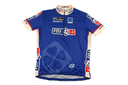 Maillot cyclisme vintage FDJ Le bleuet de France b'Twin