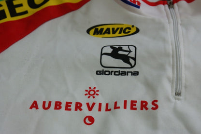 Maillot vélo vintage Giordana Bigmat Mavic Vetta Peugeot