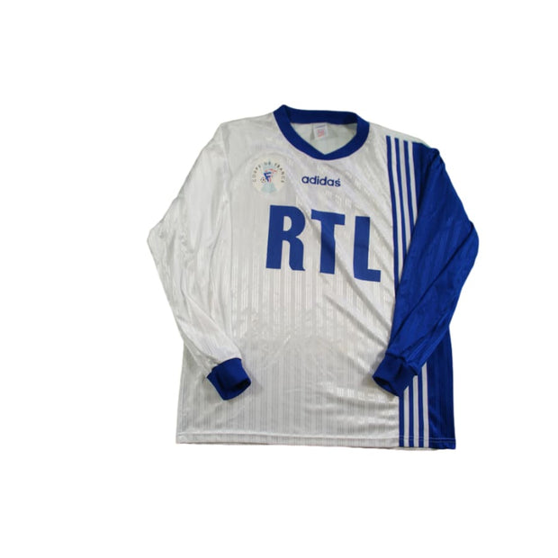Maillot Coupe de France RTL vintage N°12 années 1990 - Adidas - Coupe de France